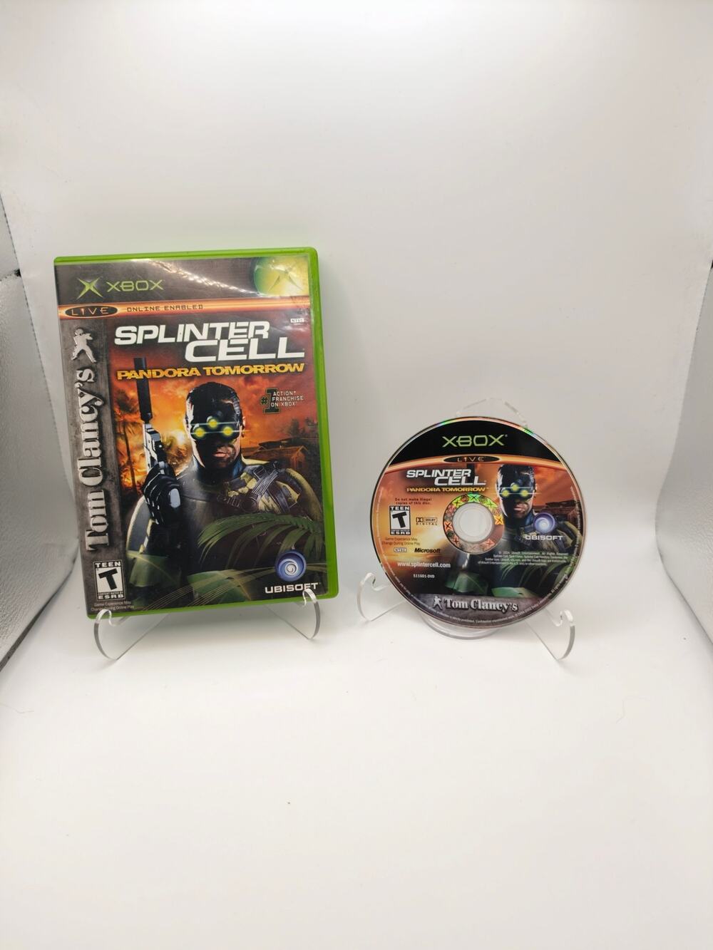 Splinter Cell Pandora Tomorrow Xbox Game & Case Boot Tested
